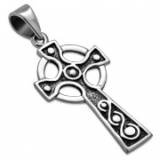 Sterling Silver Celtic Cross Pendant, pn164